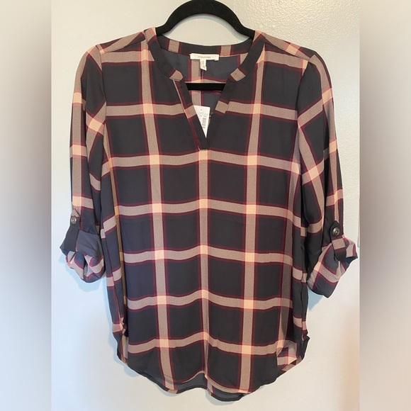 Maurices Tops - Maurice’s Atwood 3/4 Sleeve Popover Blouse